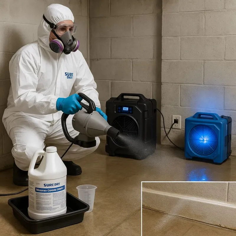 Sanitization and Odor Removal process in Kellyville, OK