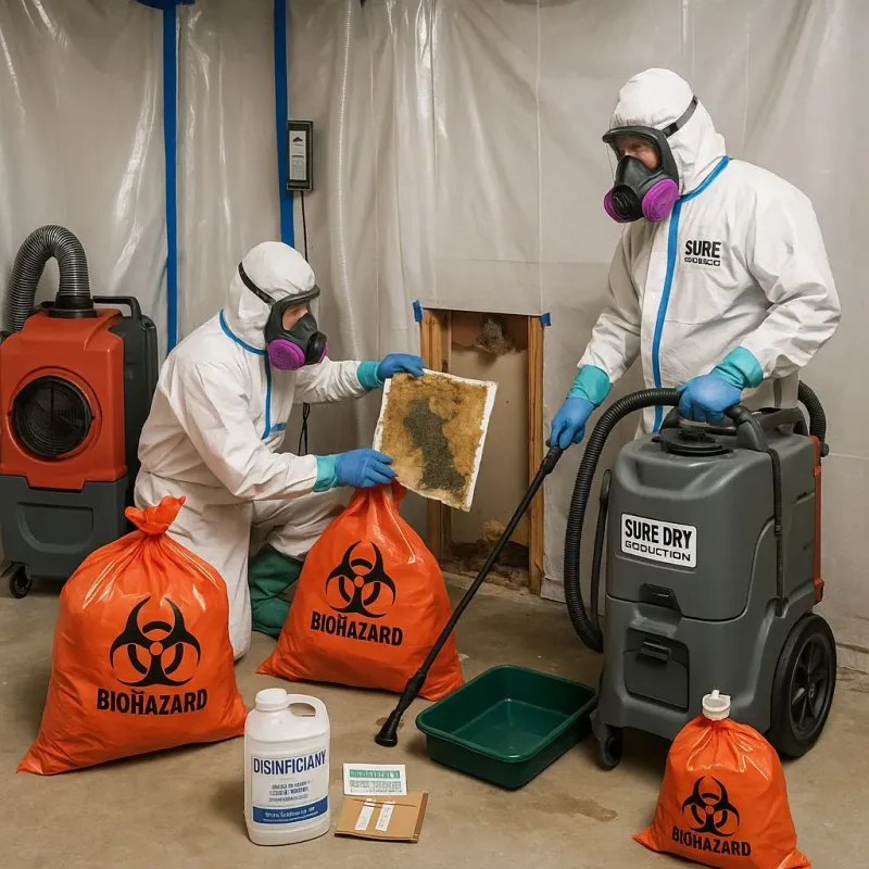 Contaminated Water Handling Protocols process in Kellyville, OK